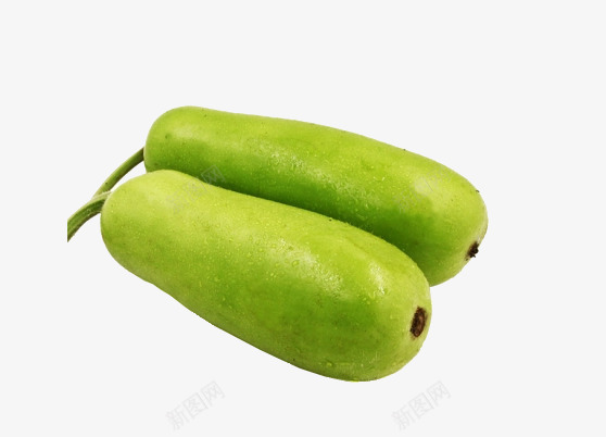 两根瓠瓜png免抠素材_88icon https://88icon.com 素菜食材 绿色食品 蔬菜