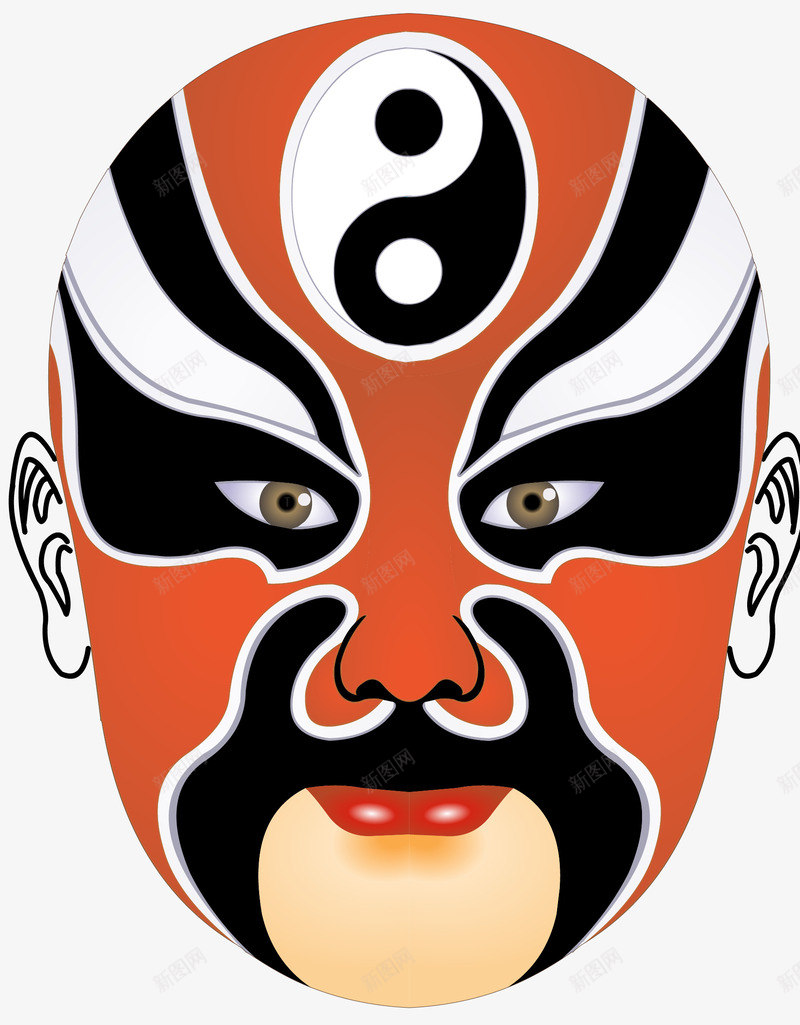 京剧脸谱矢量图ai免抠素材_88icon https://88icon.com 中国京剧脸谱 京剧脸谱中国风矢量 变脸 川剧 矢量图 脸谱