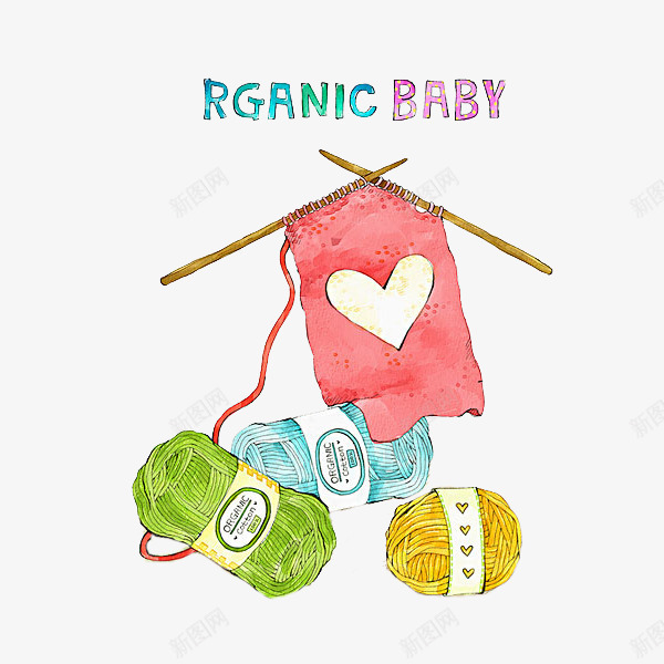 手绘毛线png免抠素材_88icon https://88icon.com 卡通 手绘 插图 毛线 简笔 红色的 织毛衣 编织毛衣 钩针编织