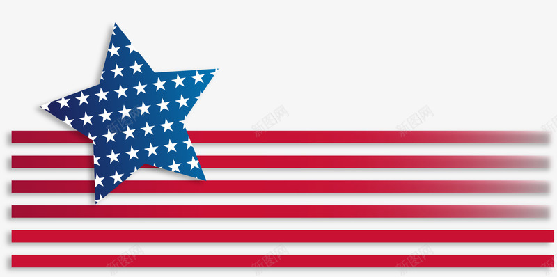 美国星星国旗png免抠素材_88icon https://88icon.com 免抠PNG 军人节 国旗 旗子 星星 美国 装饰图案