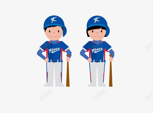 扁平化棒球运动员png免抠素材_88icon https://88icon.com H5页面素材 创意卡通元素 卡通 扁平化 扁平素材 棒球运动员 电商卡通 网页设计卡通