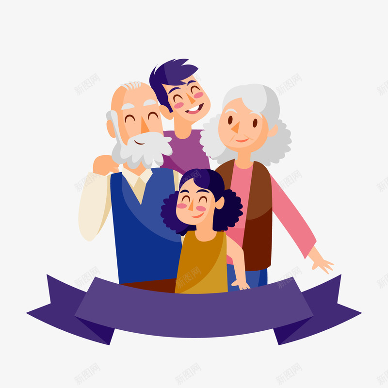 祖孙三代矢量图ai免抠素材_88icon https://88icon.com PNG免抠图下载 团聚 手绘祖孙 矢量图 老奶奶 老婆婆卡通 老爷爷 装饰 重阳节