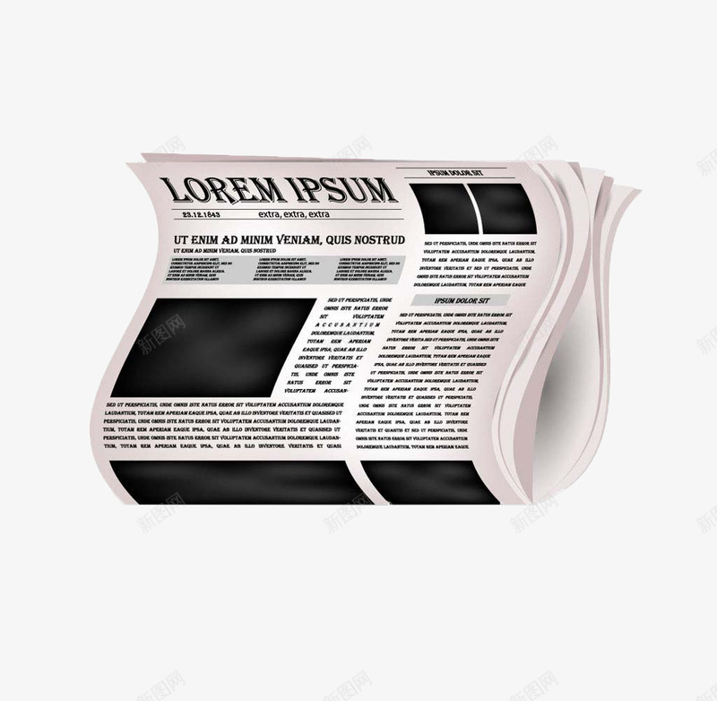 报纸png免抠素材_88icon https://88icon.com 报刊 报纸 纸 阅读