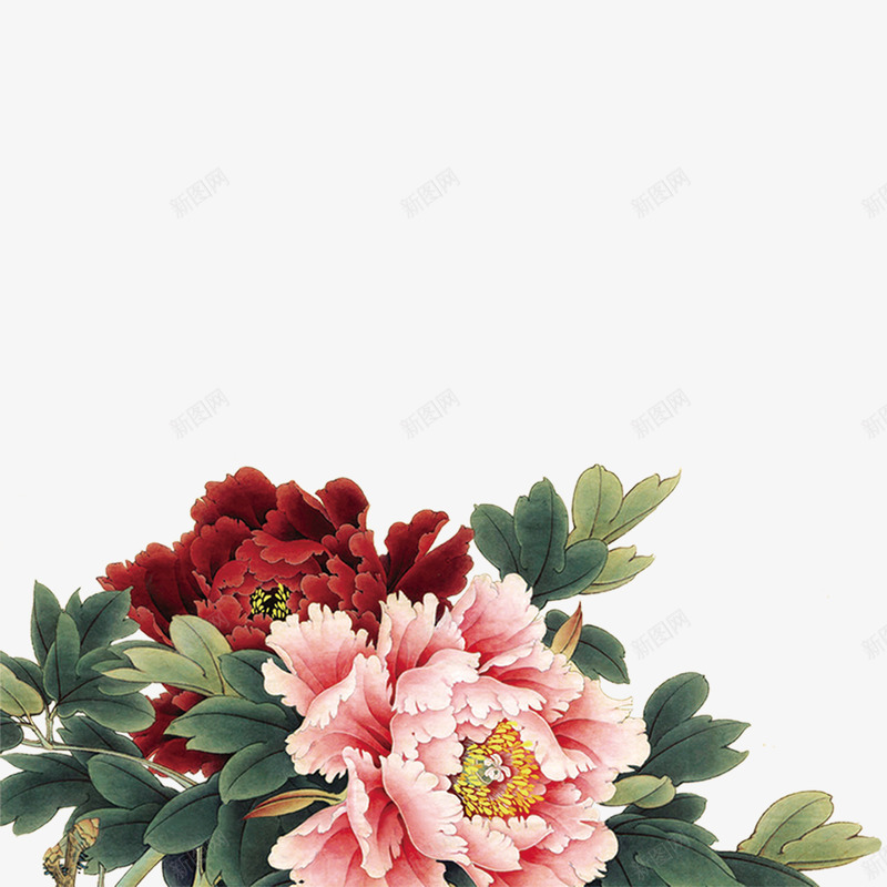 富贵花片png免抠素材_88icon https://88icon.com