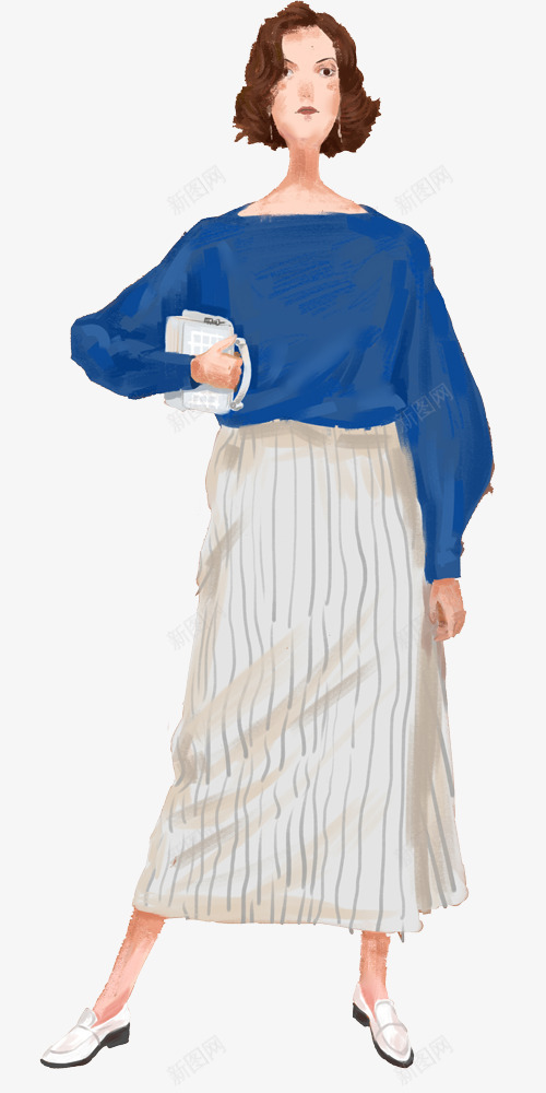 手绘母亲节插画妈妈人物插图png免抠素材_88icon https://88icon.com 人物插图 妈妈 手绘 插画 母亲节 水彩插图