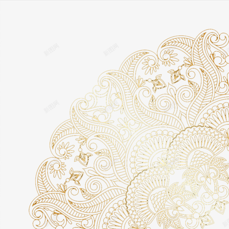 精致金色花纹背景矢量图eps免抠素材_88icon https://88icon.com 精致背景 精致花纹 花纹矢量 金色 金色底纹 金色花纹 矢量图