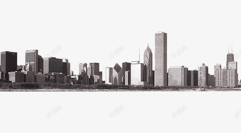 高楼建筑群png免抠素材_88icon https://88icon.com 建筑 摩登 都市 高楼