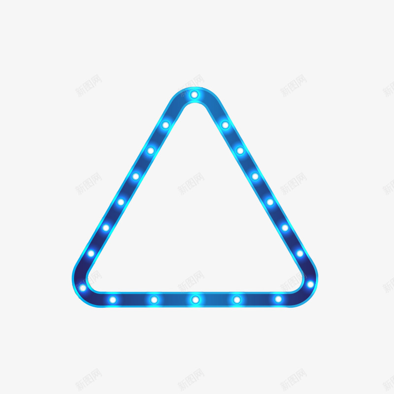 创意蓝色三角形霓虹灯矢量图ai免抠素材_88icon https://88icon.com LED灯 三角形 创意 发光 形状 灯饰 蓝色 装饰 霓虹框灯 霓虹灯 黑夜 矢量图