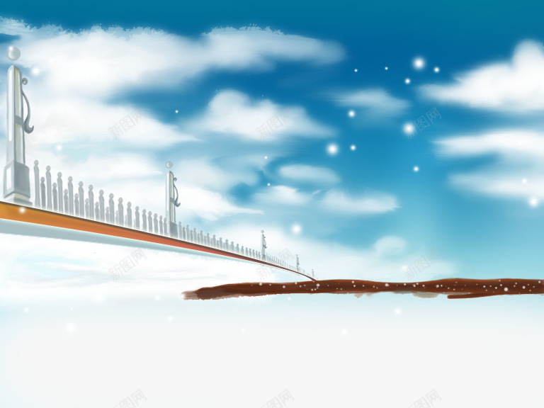 2017动漫天空png免抠素材_88icon https://88icon.com 2017 动漫 动漫天空 天空 幼教 白色
