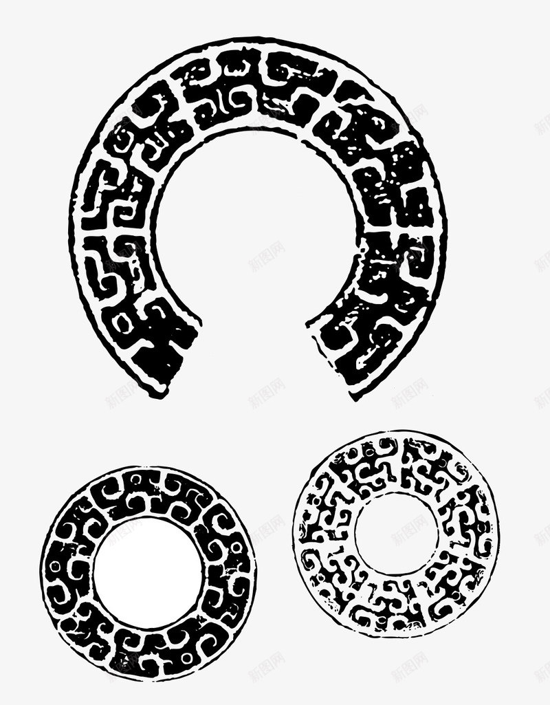 青铜纹理环形png免抠素材_88icon https://88icon.com 中国风符号 中国风花纹古典吉祥圆形复古线圆圈纹样 圆图腾 纹样线条装饰花纹图腾传统底纹传统素材花边吉祥图案 青铜