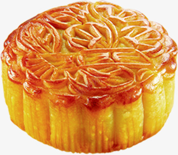 黄色月饼中秋海报png免抠素材_88icon https://88icon.com 中秋 月饼 海报 黄色