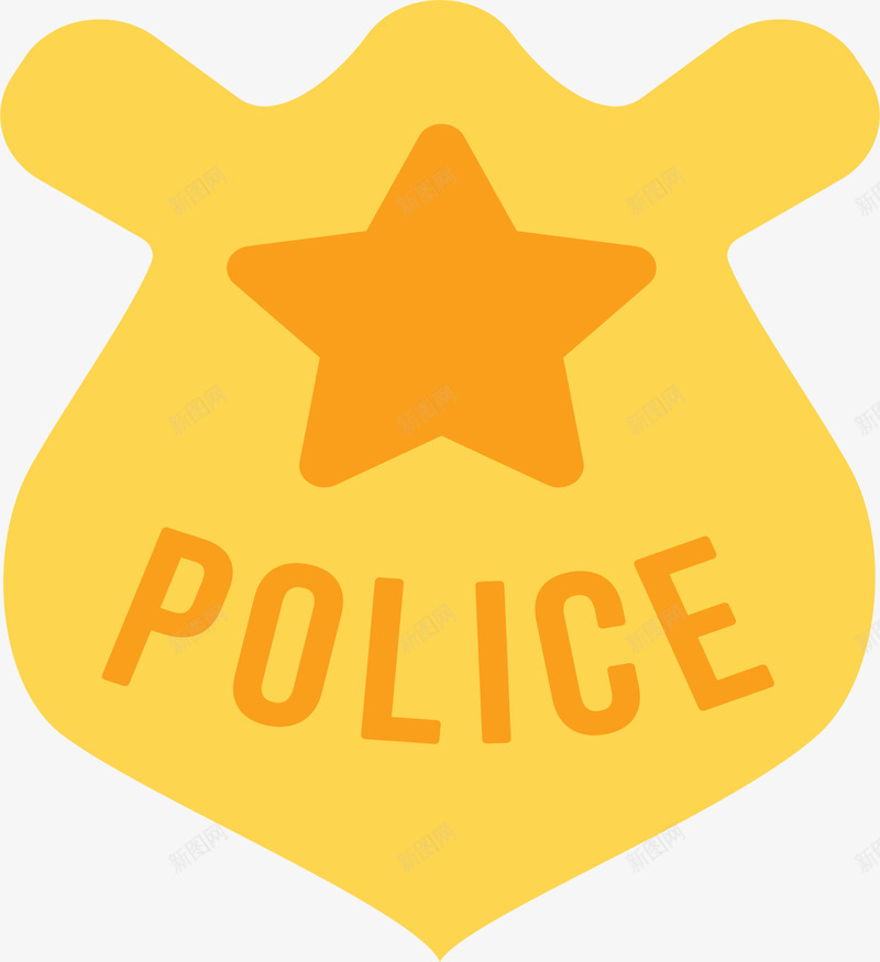 星星标志金色徽章矢量图ai免抠素材_88icon https://88icon.com 徽章 矢量png 矢量图 警察 警察工作证 警察徽章 警徽 金色徽章
