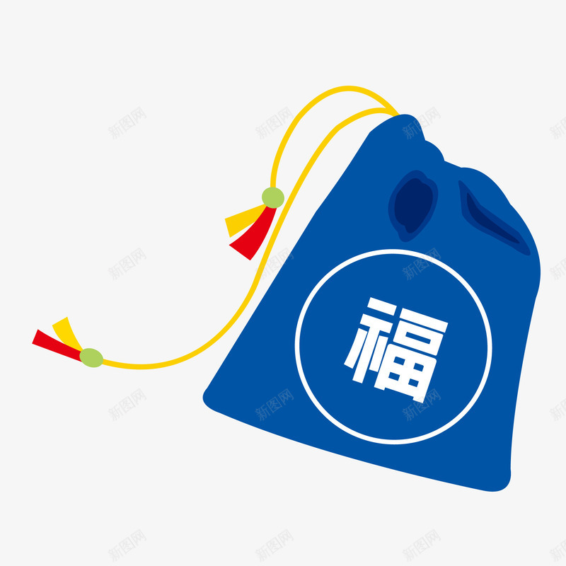 手绘蓝色福袋矢量图eps免抠素材_88icon https://88icon.com png免抠图 创意 卡通 手绘 时尚 束口袋 福字 福袋 蓝色 矢量图