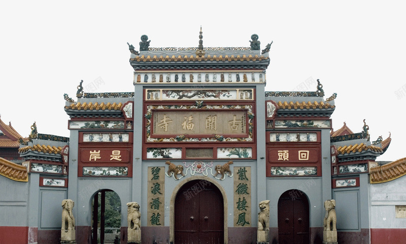 长沙开福寺png免抠素材_88icon https://88icon.com 旅游景区 著名景点