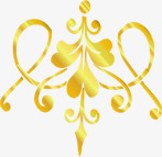 黄色闪耀华丽花纹png免抠素材_88icon https://88icon.com 华丽 花纹 闪耀 黄色
