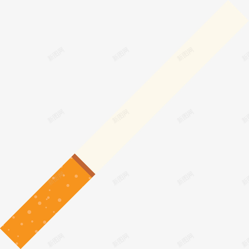 扁平风格卡通香烟矢量图ai免抠素材_88icon https://88icon.com 一支烟 一根烟 卡通风格 卡通香烟 扁平风格 烟草 矢量图 矢量香烟