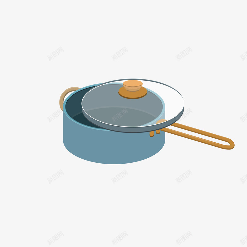 卡通不锈钢锅矢量图ai免抠素材_88icon https://88icon.com PNG图 PNG图下载 不锈钢锅 创意卡通 卡通 卡通插图 厨具 插图 锅 矢量图