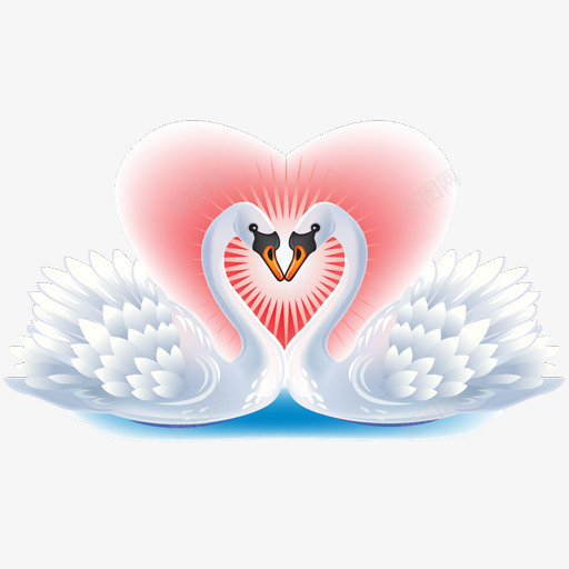 情人节七夕婚礼爱情白色成双天鹅爱心png免抠素材_88icon https://88icon.com 天鹅 婚礼 情人 爱心 爱情 白色