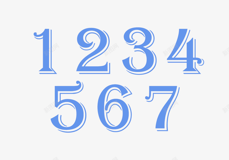 矢车菊色png免抠素材_88icon https://88icon.com 1 2 3 4 5 6 7 1234567 数字 矢车菊色 矢车菊色1234567 阿拉伯数字