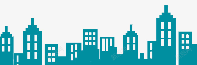 h5卡通大楼png免抠素材_88icon https://88icon.com h5素材卡通大楼 居民区剪影 建筑 抽象房子
