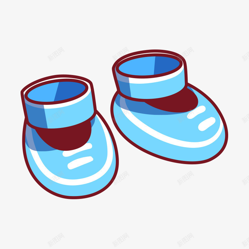 婴儿用品卡通png免抠素材_88icon https://88icon.com 儿童 卡通 婴儿用品 婴幼儿 小孩 幼儿 鞋子