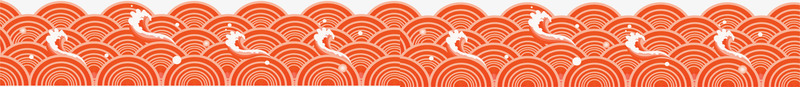 红色祥云浪花中国风装饰png免抠素材_88icon https://88icon.com 中国风 浪花 祥云 红色 装饰