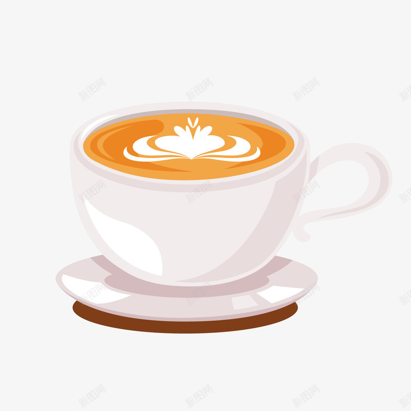 白黄色卡通杯装咖啡矢量图ai免抠素材_88icon https://88icon.com 卡通 咖啡 日常 杯装咖啡 白色 白色杯子 黄色 矢量图