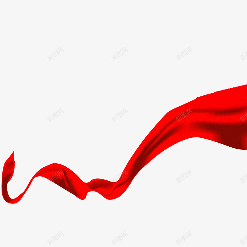 红色飘带png免抠素材_88icon https://88icon.com 动态飘带 动感 新图网 时尚 炫动 绸带