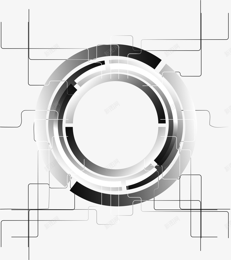 光晕光点线条装饰矢量图ai免抠素材_88icon https://88icon.com 5G光效线条 光效边框 新图网 旋转光效 游戏光效 炫酷光效 科技线条底图 矢量图