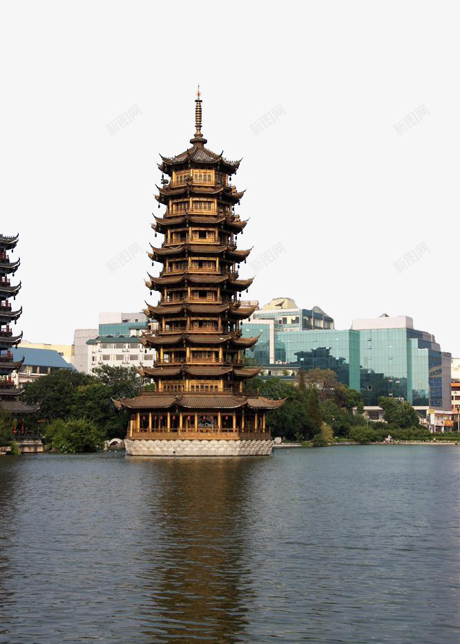 桂林塔png免抠素材_88icon https://88icon.com 名胜古迹 地方景点 实物图 广西 摄影图 桂林塔 自然景观 高清图片