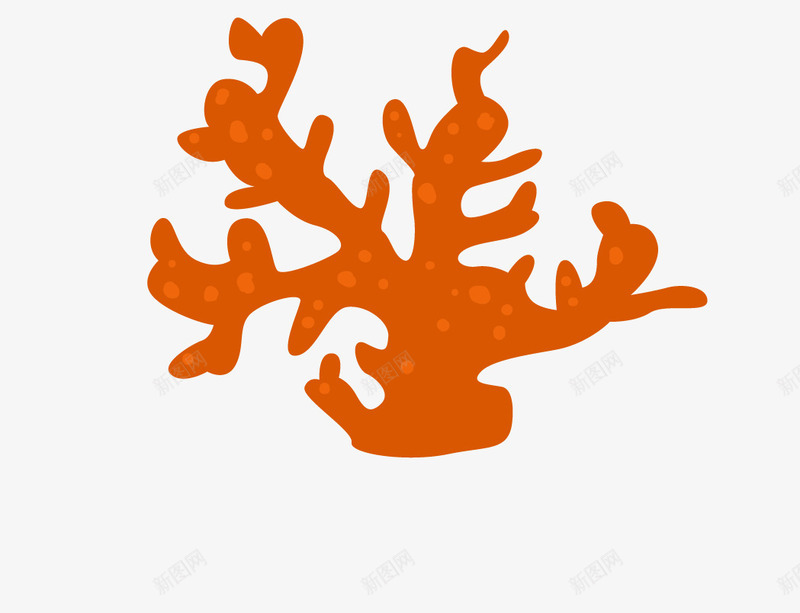 黄色卡通珊瑚png免抠素材_88icon https://88icon.com PNG 卡通 海洋生物 珊瑚 黄色
