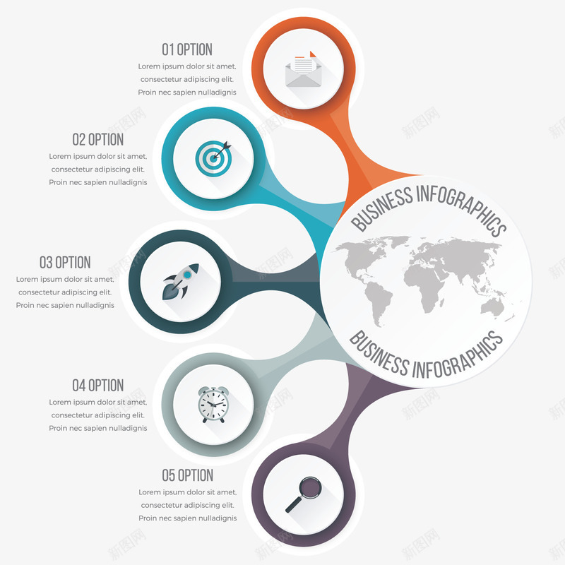 商务信息地图分类矢量图ai免抠素材_88icon https://88icon.com 信息 分类 商务 彩色 火箭 矢量图