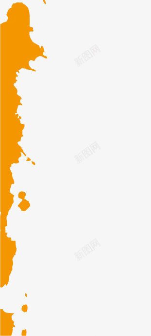 橘黄色油漆矢量图ai免抠素材_88icon https://88icon.com 橘黄色 油漆 涂鸦 矢量图
