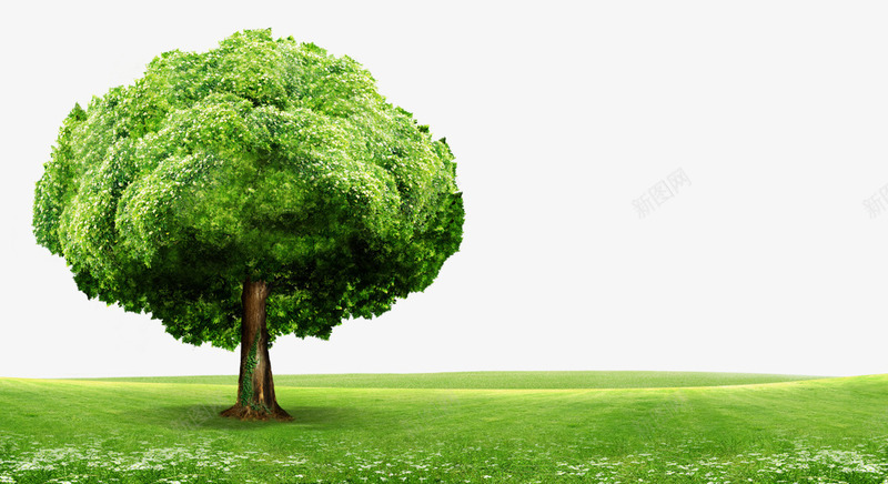 大树青草背景png免抠素材_88icon https://88icon.com 大树 绿色 自然风光 草地
