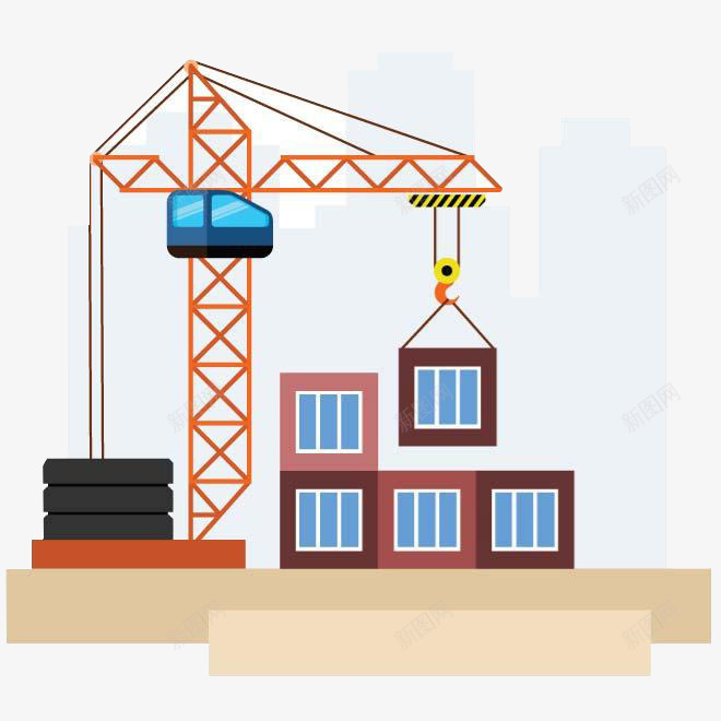 集装箱png免抠素材_88icon https://88icon.com 国外创意 矢量插图 重工业 集装箱