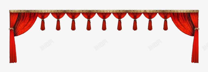 古典红幕帘png免抠素材_88icon https://88icon.com 布料 帘布 幕布 神秘 红幕帘 红绸幕 红色 红色幕布 舞台