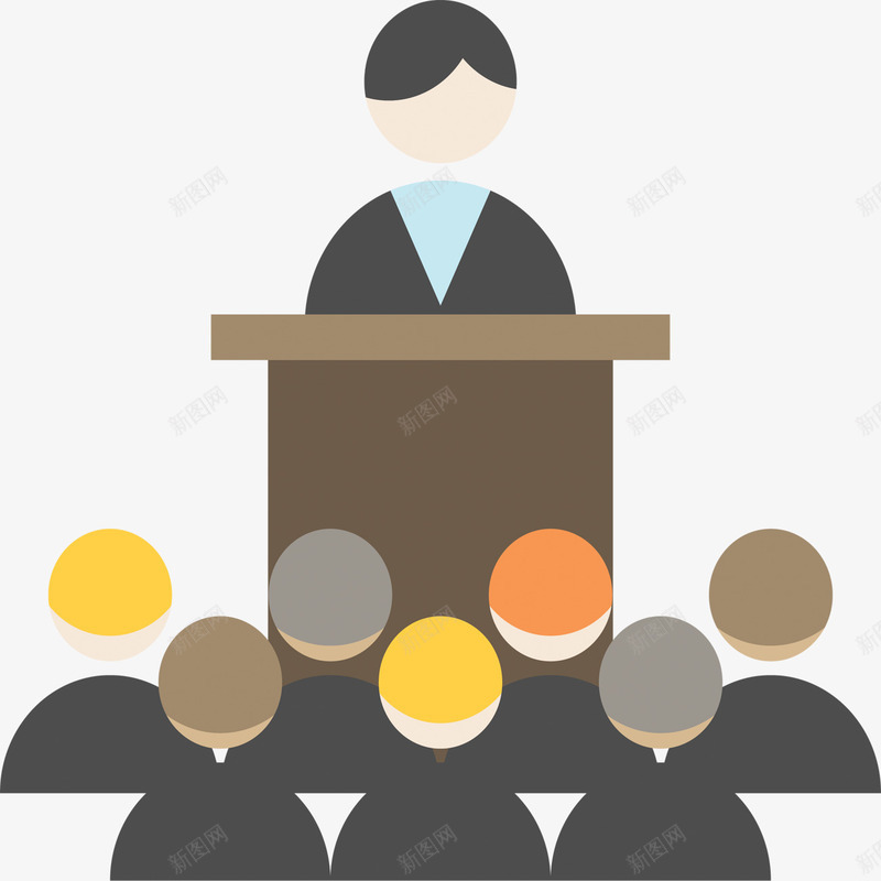 领导讲话商务png免抠素材_88icon https://88icon.com 商务 商务矢量 商务素材 矢量素材 素材 讲话 领导