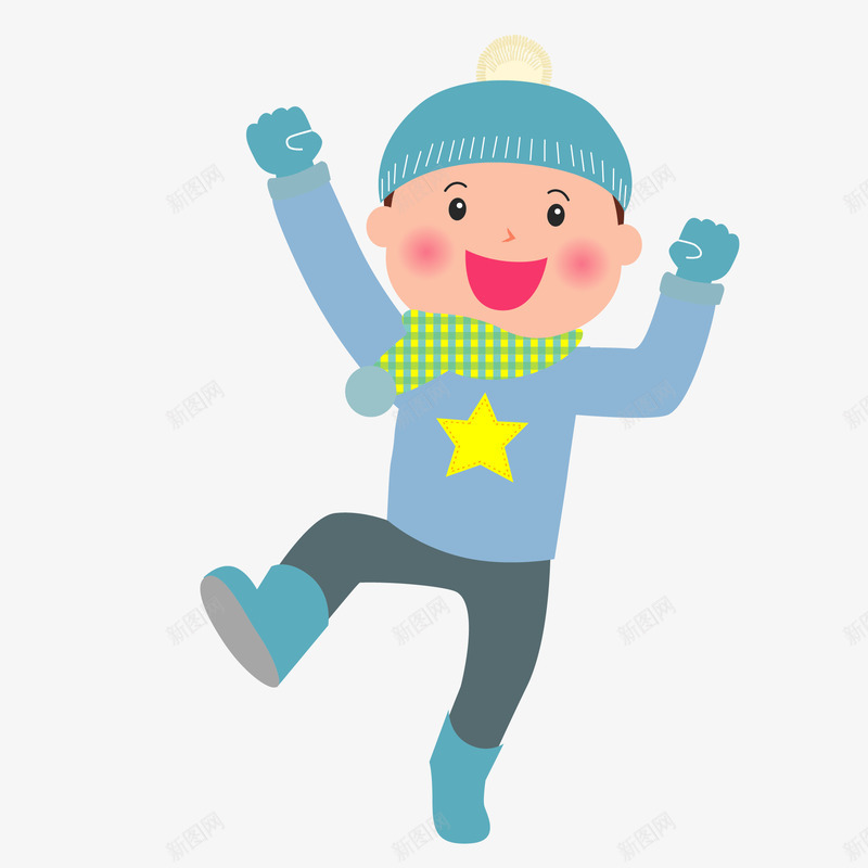 冬天在手舞足蹈的小男孩矢量图ai免抠素材_88icon https://88icon.com 免抠图 冬天 冬天在手舞足蹈的小男孩矢量免抠图免费下载 孩子 小孩子 小朋友 带着帽子 开心的笑着 手舞足蹈的小男孩 矢量图
