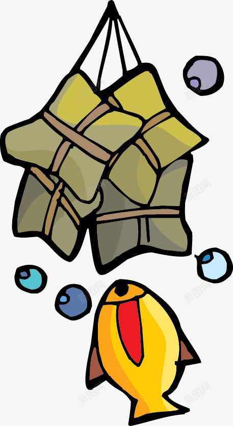 端午节元素矢量图ai免抠素材_88icon https://88icon.com 端午节 粽子 矢量图