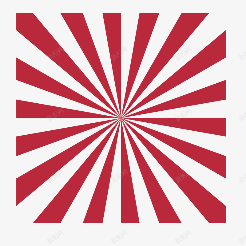 正方形红色放射线条png免抠素材_88icon https://88icon.com 放射 放射性线条 正方形 红色 线条