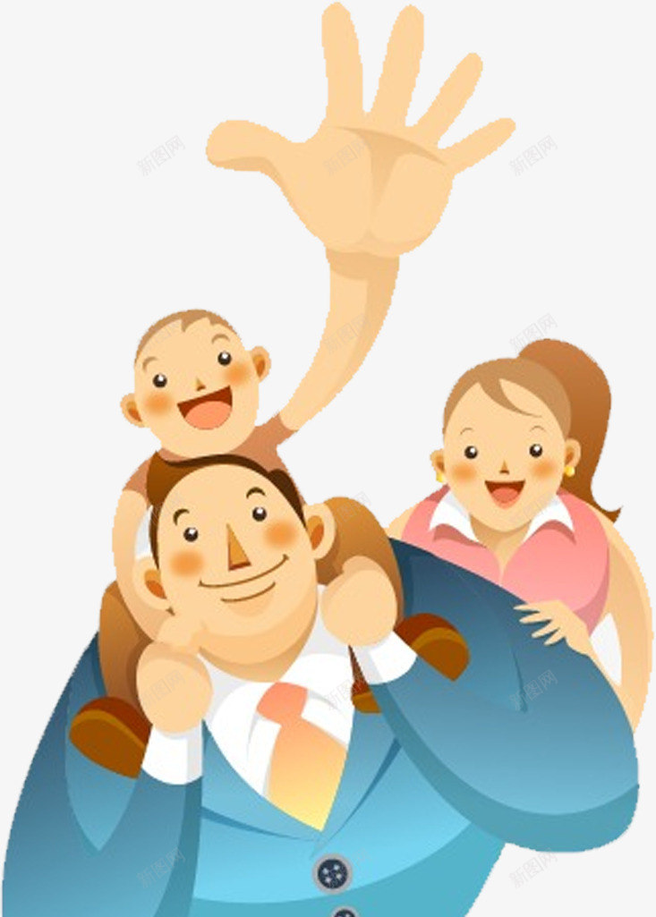 插画手绘一家人开心的笑容png免抠素材_88icon https://88icon.com 一家人 开心 插画 笑容