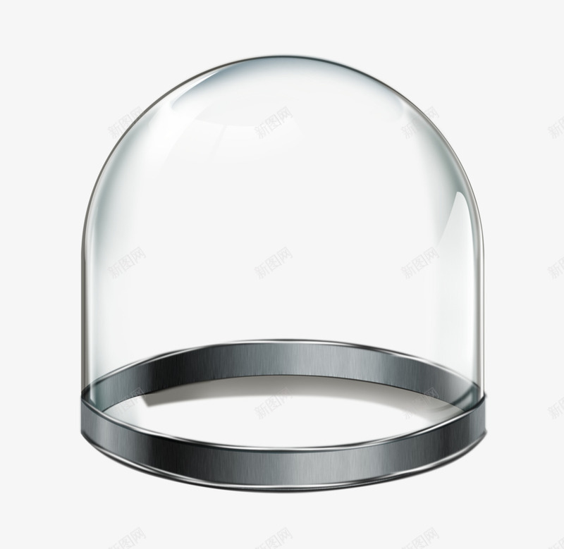 卡通创意玻璃罩透明png免抠素材_88icon https://88icon.com 创意 卡通 玻璃 设计 透明
