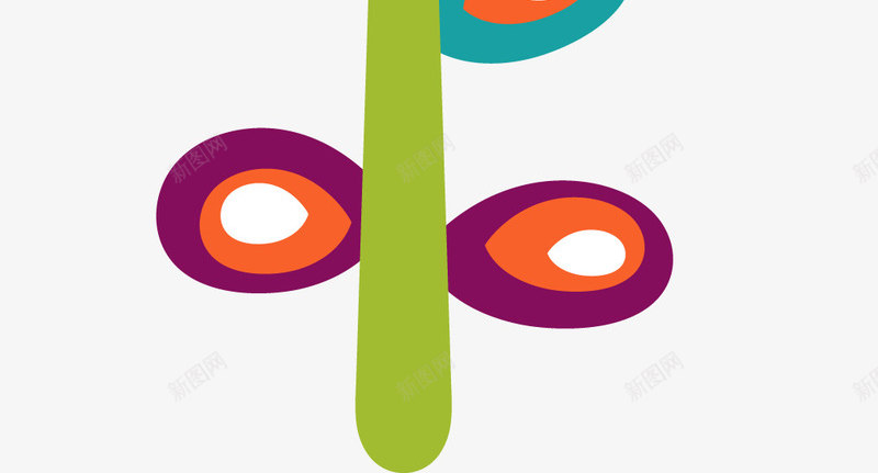 彩色大红花矢量图ai免抠素材_88icon https://88icon.com 卡通大红花 卡通花朵 大红花 彩色 红色花朵 矢量图