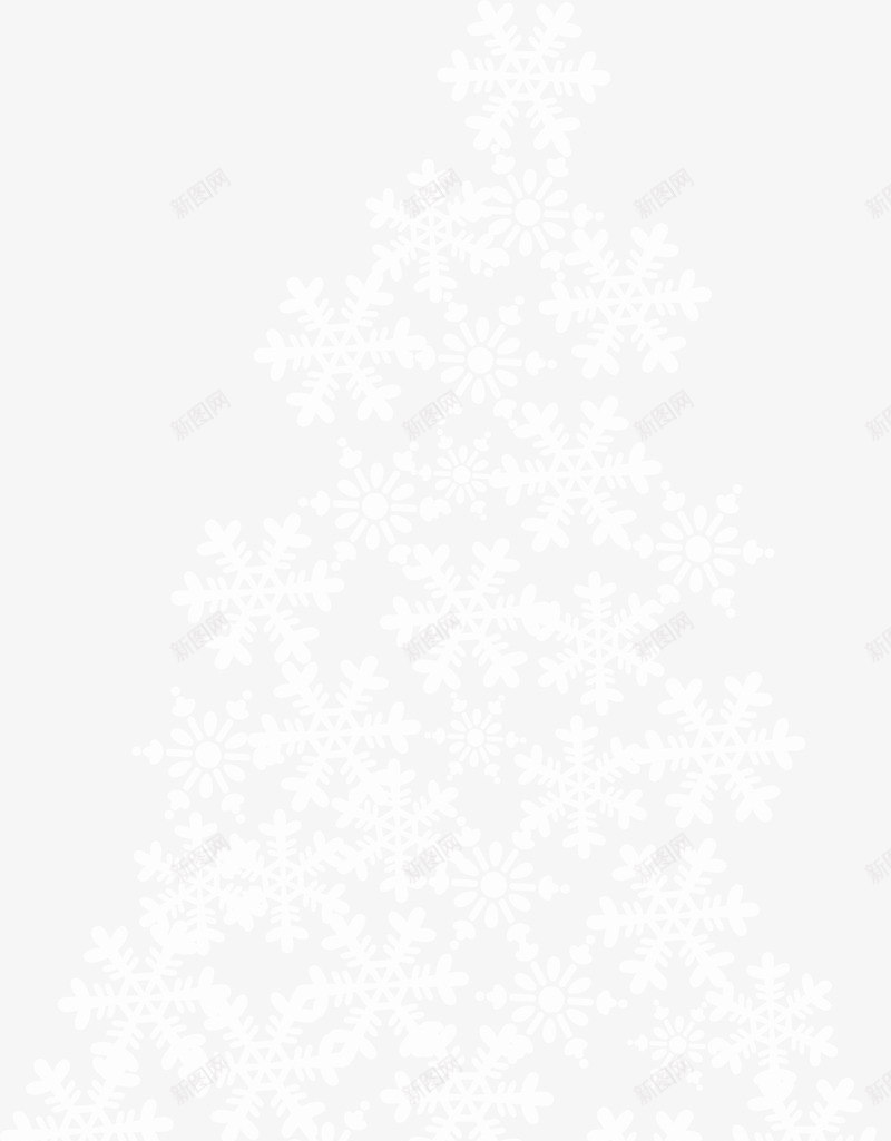 白色雪花圣诞树png免抠素材_88icon https://88icon.com winter 冬天 冬季 圣诞节 寒冬 白色圣诞树 雪花树木