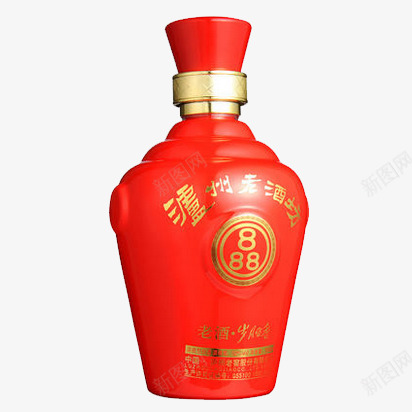 泸州老窖888png免抠素材_88icon https://88icon.com 888 产品实物 喜酒 婚宴酒 泸州老窖 高度白酒