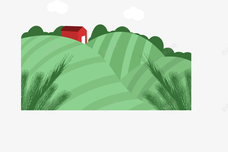 绿地坡地矢量图ai免抠素材_88icon https://88icon.com 万物生长 土壤 坡地 绿草丛生 草地 草地土壤 矢量图
