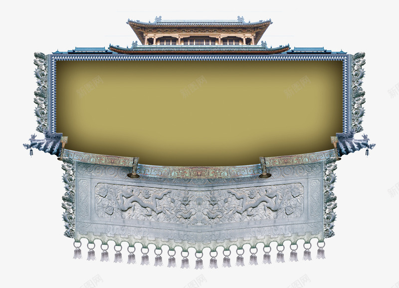 传统石质牌匾psd免抠素材_88icon https://88icon.com 中国风 传统 古建筑 古风 古风牌匾 招牌设计 牌匾 石质