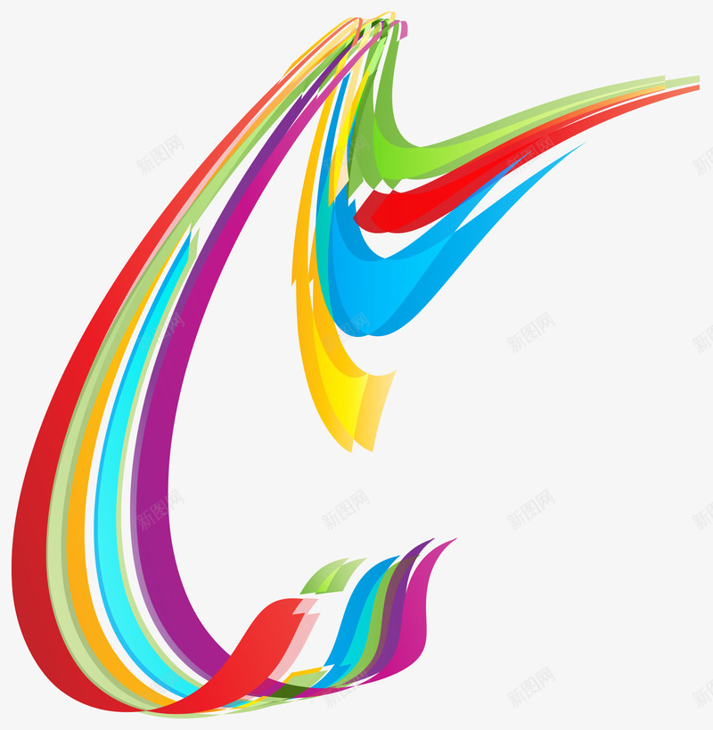 彩色画笔涂鸦矢量图eps免抠素材_88icon https://88icon.com 彩色 水彩笔 涂鸦 清新 矢量图