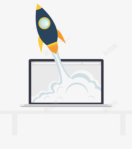 火箭飞升png免抠素材_88icon https://88icon.com 元素 提高 火箭 飞升