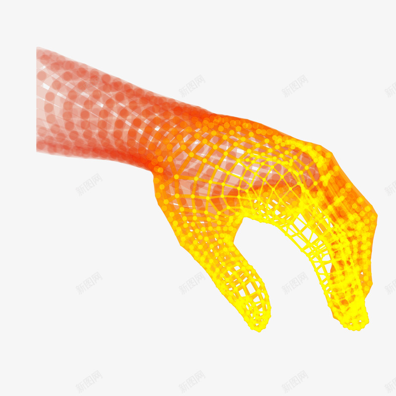 红色人工智能手模型矢量图eps免抠素材_88icon https://88icon.com 人工智能 创意 发热 手势 手模型 未来 橙黄色 炎热 点线 科技 粒子 矢量图